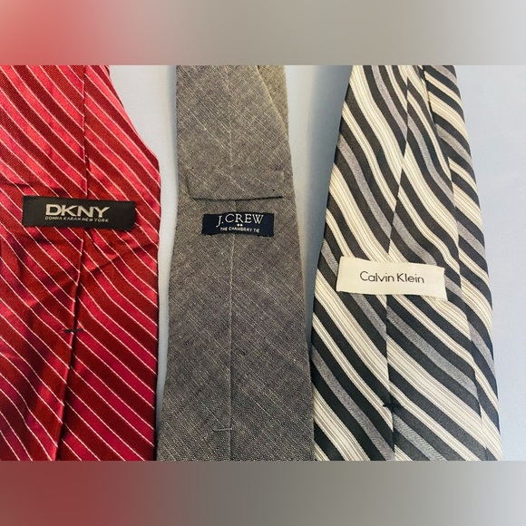 J. Crew Red and Gray Silk Ties Collection - Picture 4 of 9